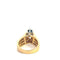 Bague Bague en or jaune, saphir et diamants 58 Facettes UN0143