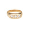 Bague 62 Bague vintage en or jaune avec trois diamants 58 Facettes G14055