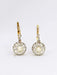 Boucles d'oreilles Boucles d'oreilles dormeuses anciennes perles diamants taille rose 58 Facettes J538