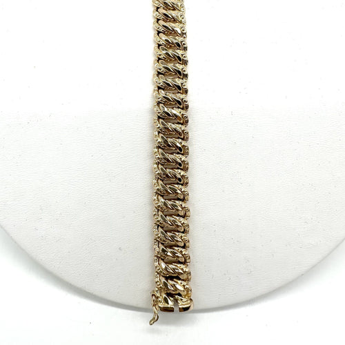 Bracelet maille américaine or jaune 58 Facettes Z1351687