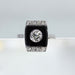 Bague 51 Bague Art Déco diamants et onyx 58 Facettes 24-283