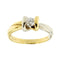 Bague 56 Bague solitaire deux ors avec diamant de 0,28 ct 58 Facettes 36725