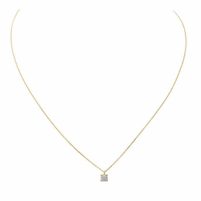 Yellow Gold Diamond Necklace