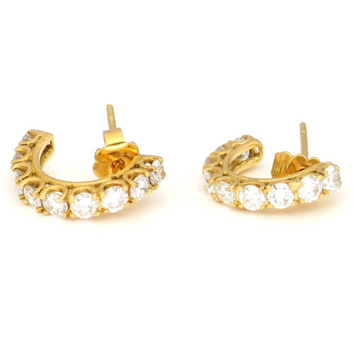 Boucles d'oreilles Boucles d'oreilles créoles en diamant 58 Facettes E4E86611FC5241C388E2BC3F779A76D0