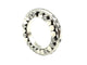 Bague 55 BUCHERER. Bague "Dizzler" or blanc 18K et diamants 58 Facettes