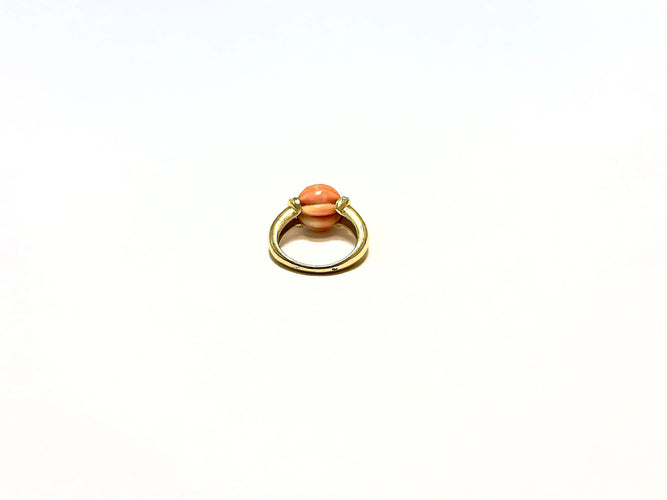 Bague Petite bague corail boule 58 Facettes