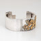 Bracelet Ilias Lalaounis - Bracelet jonc feuille de vigne, argent sterling et or jaune 58 Facettes G14121