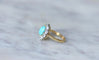 Bague Bague Marguerite Turquoise et Diamants 58 Facettes