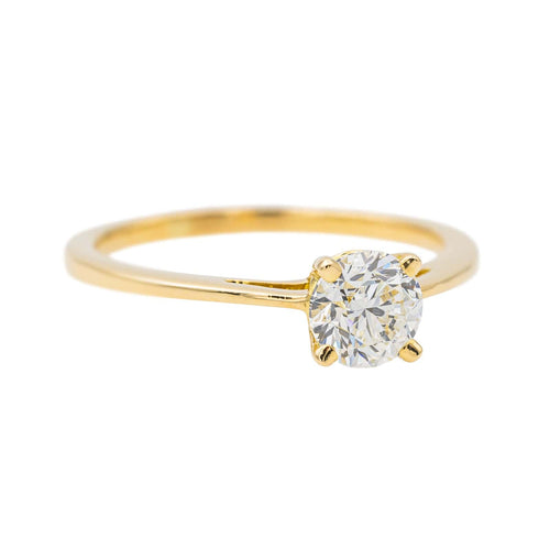 Bague Bague Solitaire Or jaune Diamant 58 Facettes 3753463RV