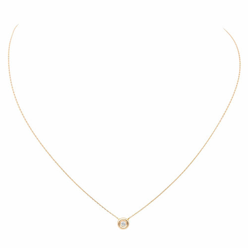 Collier Collier Or rose Diamant 58 Facettes 579113RV