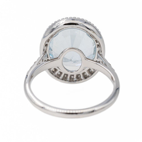 Bague 51 Mauboussin Bague Vraiment toi Or blanc Aigue Marine 58 Facettes 3548811CN
