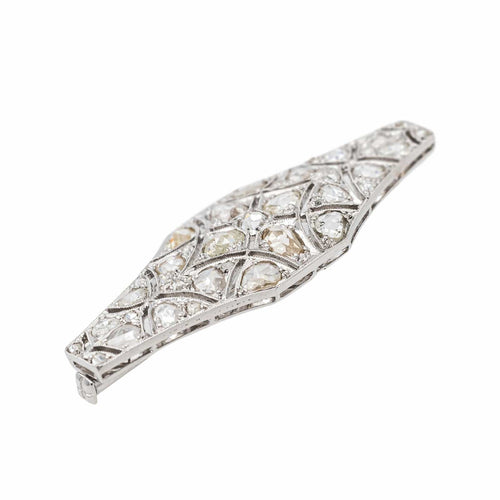 Broche Broche Epingle Or blanc Diamant 58 Facettes 3376672CN