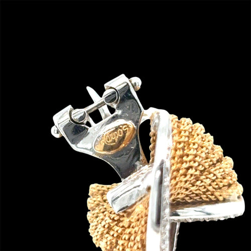 Boucles d'oreilles Boucles d'oreilles à clip en or et diamants Harpo's Italia 58 Facettes