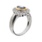 Bague 60 Bague Marguerite saphir et diamants 58 Facettes 30270