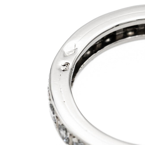 Bague 53 Bague Alliance Or blanc Diamant 58 Facettes 2303185CN