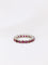 Bague Alliance américaine or blanc rubis 1,9 ct 58 Facettes J72