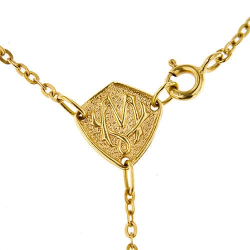 Collier Collier chapelet en or jaune 58 Facettes 37623