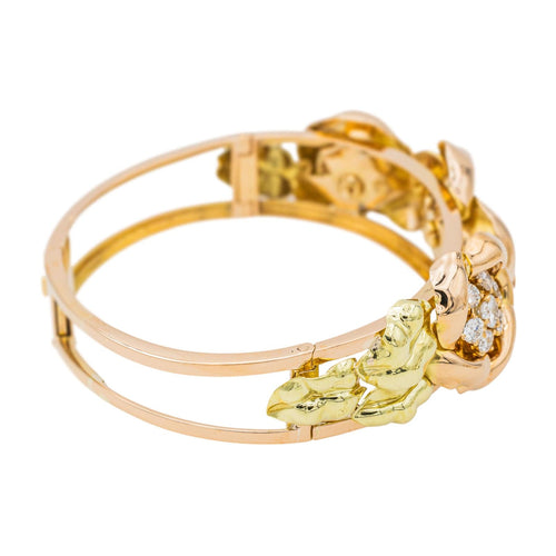 Bracelet Bracelet Manchette Or rose Diamant 58 Facettes 3334092CN