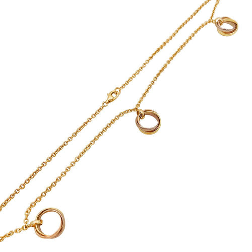 Collier Collier Cartier "Trinity" trois ors. 58 Facettes 34047