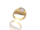 Bague 52 bague vintage en or jaune et diamants 58 Facettes