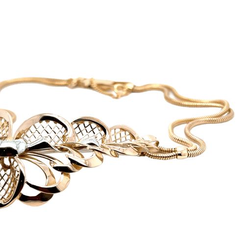 Collier Collier ors rose et blanc - Époque 1940 58 Facettes 1.0000210/1