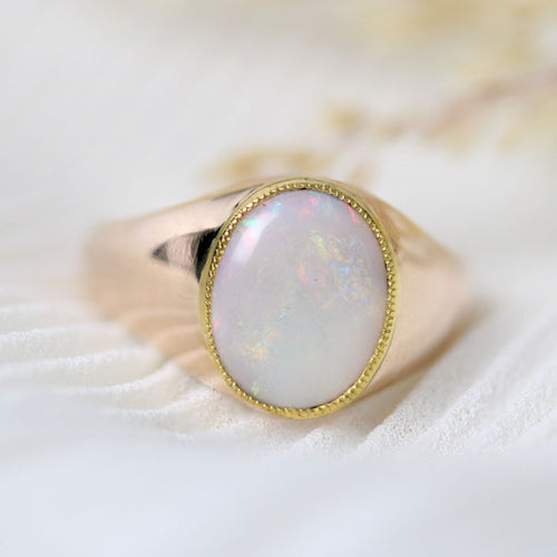 Bague 63 Bague opale or rose 58 Facettes 24-322