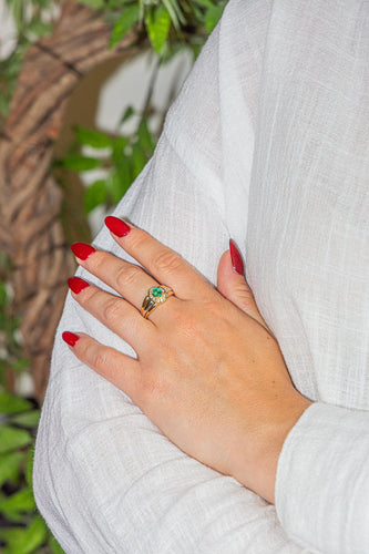 Bague 57 Bague Or jaune Emeraude 58 Facettes 2905361CN