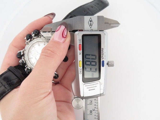 Montre montre MEYERS lady mouna-on 36mm acier diamants quartz 58 Facettes 264349