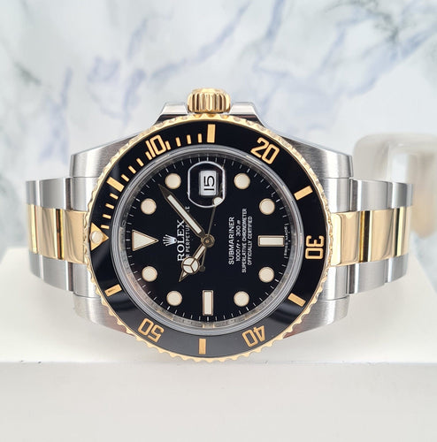 ROLEX Submariner Date 40 Or & Acier 58 Facettes 116613LN-1-1