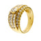 Bague 53 Bague or jaune diamants 58 Facettes 19743