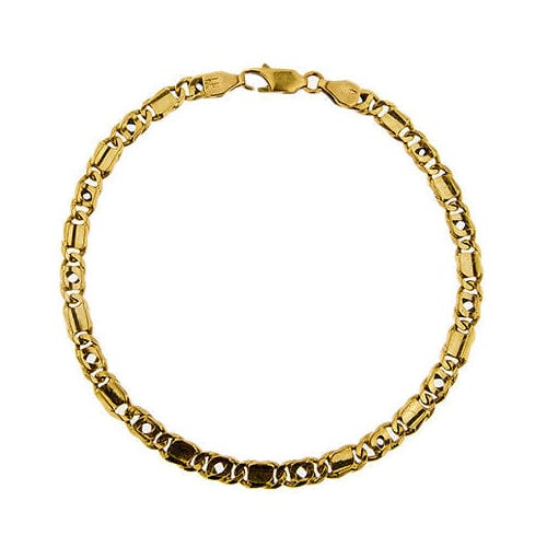 Bracelet Bracelet homme en maille œil de perdrix 58 Facettes 37568