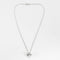 Collier Pendentif croix or blanc et diamants, et chaine 58 Facettes MAN1333