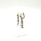 Boucles d'oreilles Boucles d'oreilles dormeuse or jaune, platine et diamants 58 Facettes Z15B51577