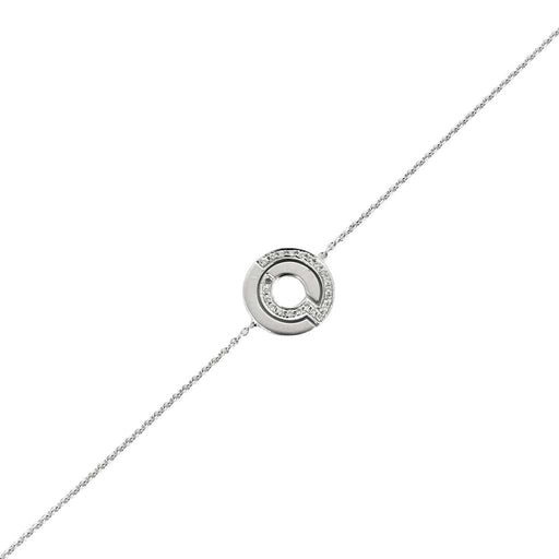 Bracelet DINH VAN - Seventies - Bracelet or blanc et diamants 58 Facettes GAP15292