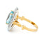 Bague 54.5 Bague entourage diamant aigue-marine 58 Facettes 3A835F118F3E4E7EA32FBF94D769BE53