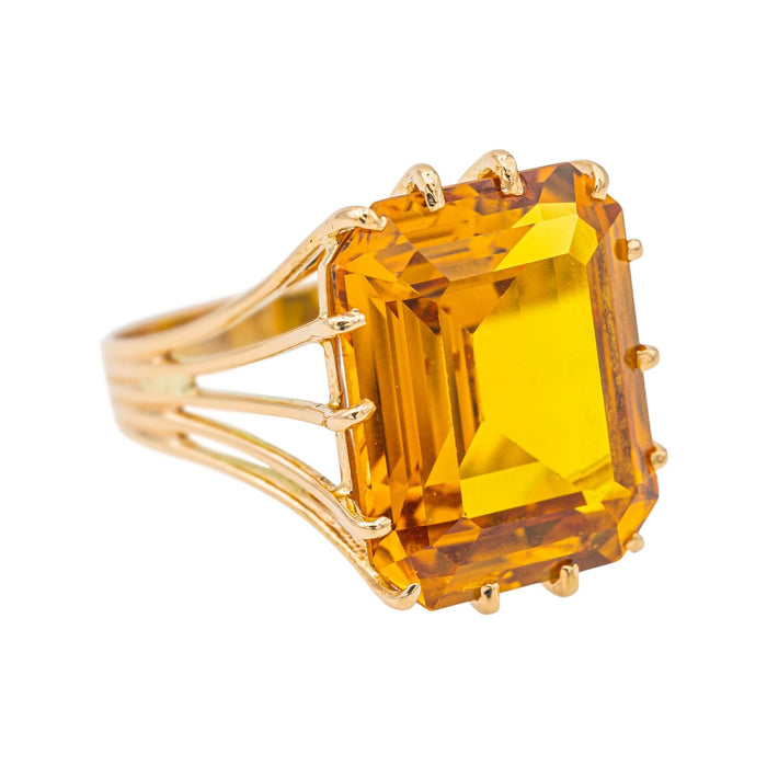 Bague 62 Bague Cocktail Or jaune Citrine 58 Facettes 3201587RV