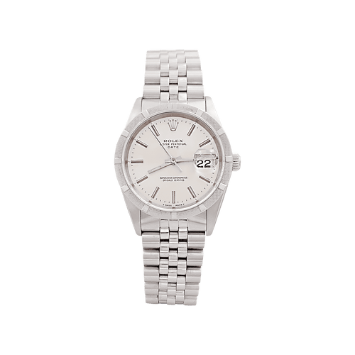 Montre Montre Rolex "Oyster Perpetual Date" acier. 58 Facettes 34259