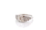 Bague diamant de 1,48cts J/VS2 en platine 58 Facettes 27449-27284