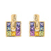 Boucles d'oreilles Guy Laroche Boucles d'oreilles Or jaune Cordiérite 58 Facettes 3674929RV