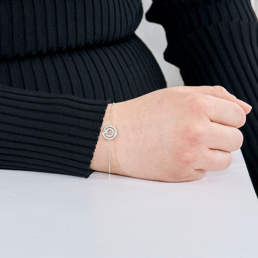 Bracelet DINH VAN - Seventies - Bracelet or blanc et diamants 58 Facettes GAP15292