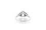 Bague 53 Bague vintage platine, saphir, diamants 58 Facettes 25778