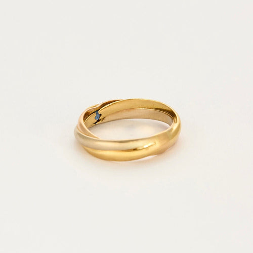 Bague 57 Bague or jaune et améthyste 58 Facettes MON0946