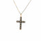 Pendentif Croix Or Jaune 18k & Diamants 58 Facettes 2-PEA1-GS28848