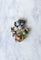 Broche Broche ancienne operculum, grenat, et porcelaine 58 Facettes