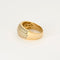 Bague 58 Bague jonc or jaune et diamants 58 Facettes CAL2271