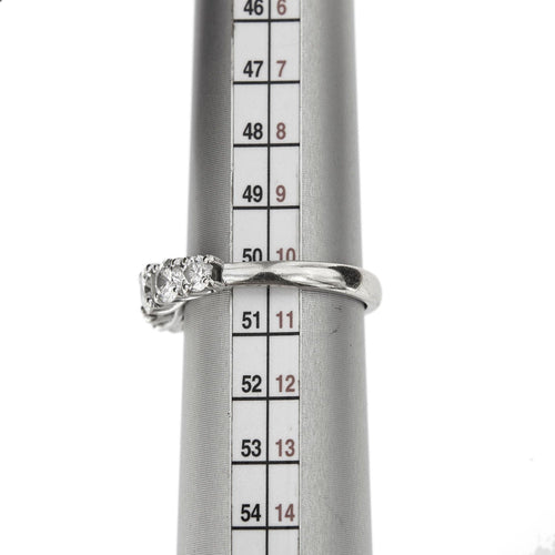 Bague 50 Demi alliance 7 diamants 58 Facettes 22213