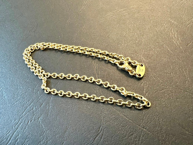 Collier Chaîne Chaumet en Or Jaune 18 carats 58 Facettes