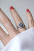 Bague Bague Cible Art Deco Saphirs et Diamants 58 Facettes