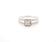 Bague 53 bague MAUBOUSSIN solitaire chance of love n1 or blanc diamant 58 Facettes 259023