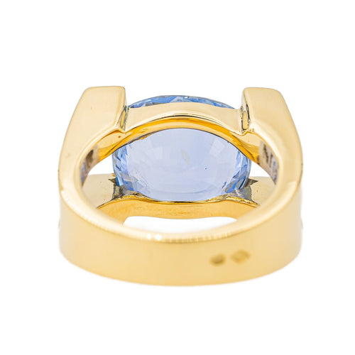 Bague 54 Bague Cocktail Or jaune Saphir 58 Facettes 3464022CN